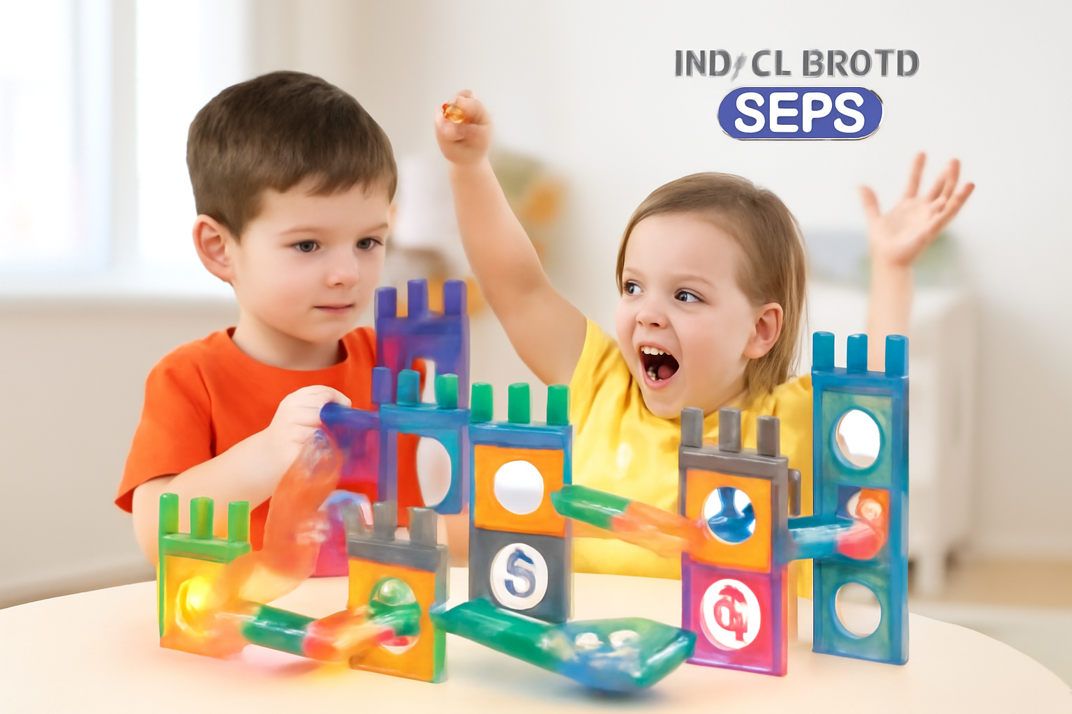 Magic Magnetic Box For Kids 56 pcs (square shape)