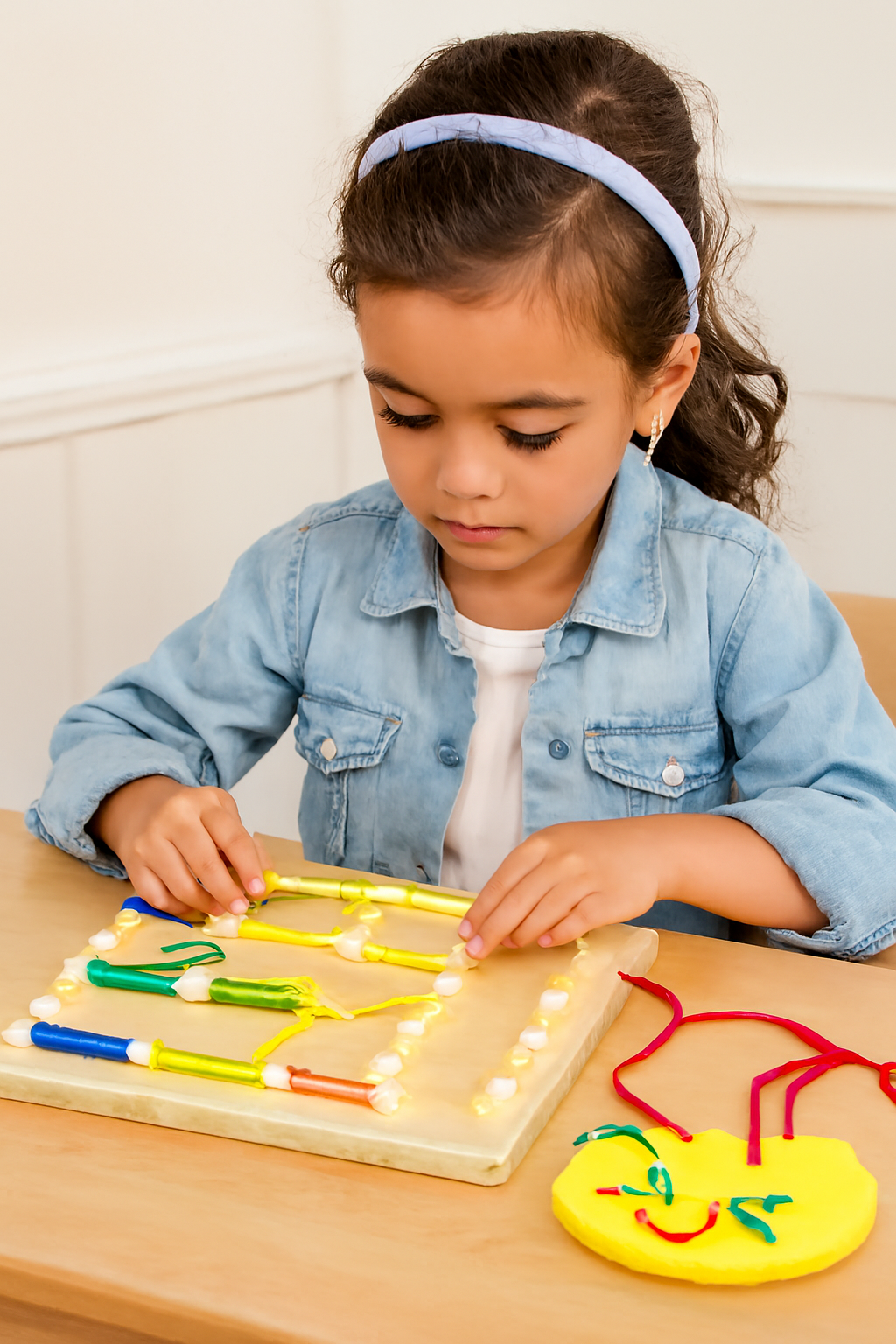 Smart Shapes Geo Board – Calm Play, Sharp Minds – Montessori Peg Toy