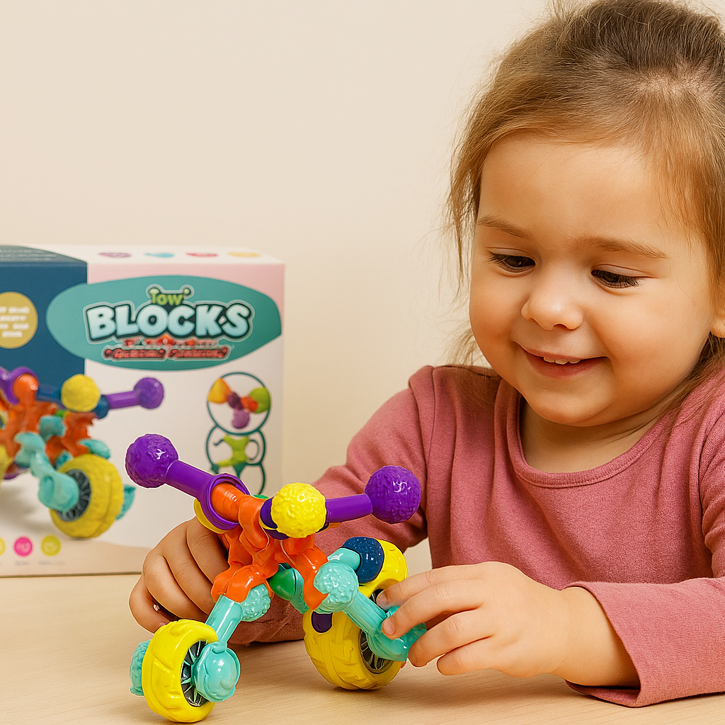 DIY Building Blocks Set for Kids – 21 Pcs Hands-On Construction Toy