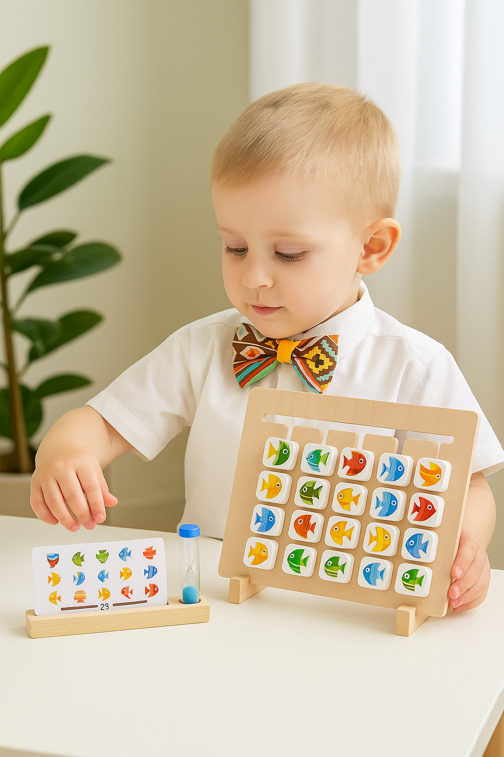 Advanced Position Matching Puzzle Game – Wooden Cognitive Toy for Kids