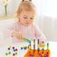 Beads Matching & Stacking Game Educational Skill Toy