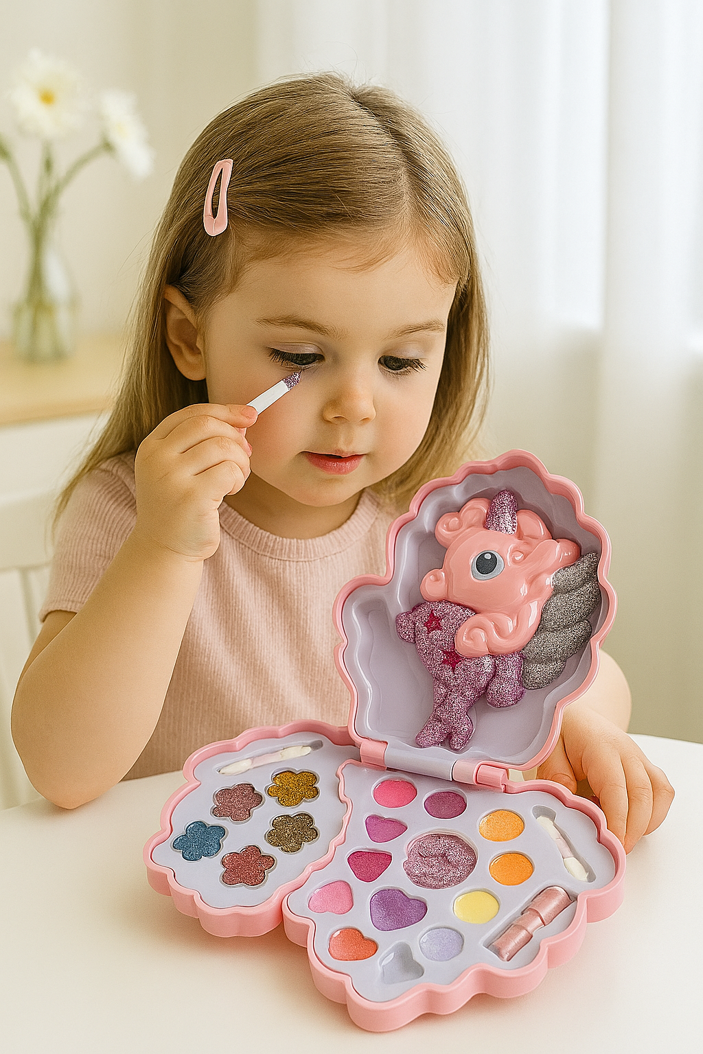 Cute Beauty Kids Makeup Set Unicorn Shaped Kit