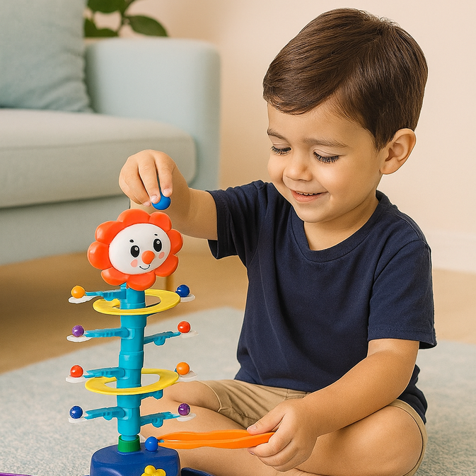 Sunny Toss – Ball Drop Game to Boost Motor Skills