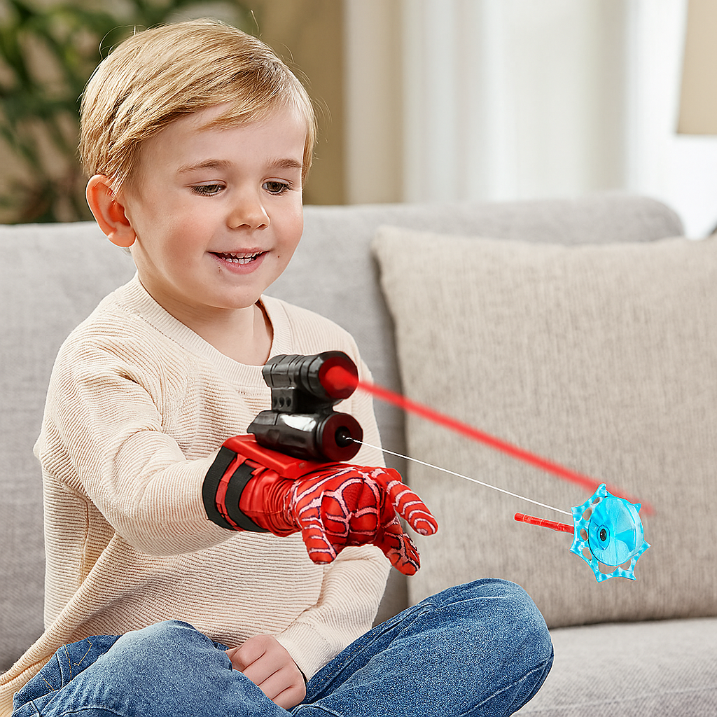 Spider Hero Wrist Launcher Toy Glove & Shooter Set
