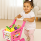 Kids Shopping Cart Playset – 56+ Grocery Items for Pretend Supermarket Fun (3+ Years)
