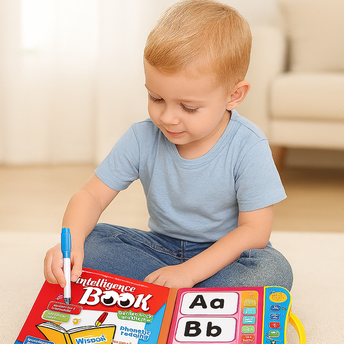 Interactive Talking Book for Kids – Phonics, Nursery Rhymes & Learning Activities (With Pen)