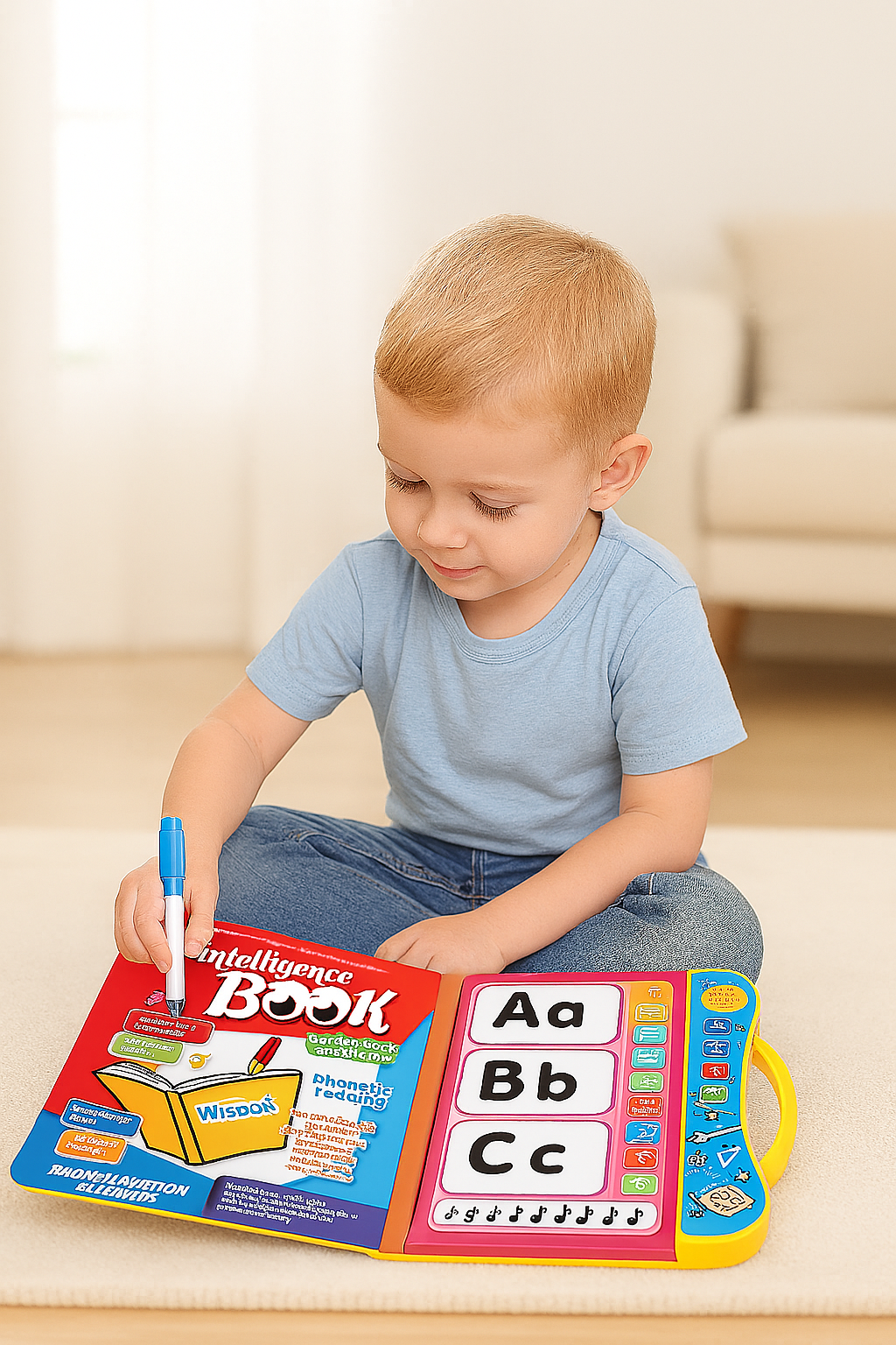 Interactive Talking Book for Kids – Phonics, Nursery Rhymes & Learning Activities (With Pen)