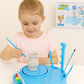 Kids Pottery Workshop Set Clay & Paint DIY Kit
