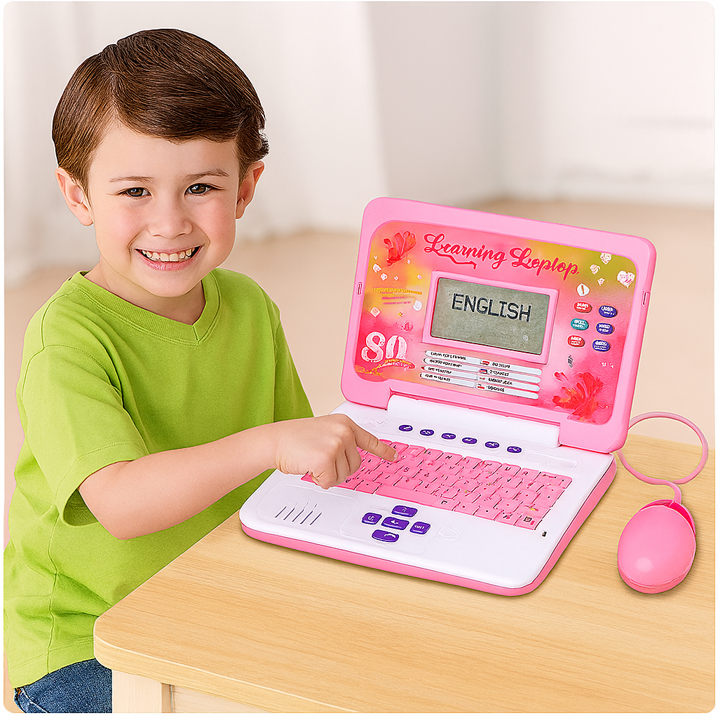 Smart Learner Laptop for Kids – Educational Toy for Reading & Typing