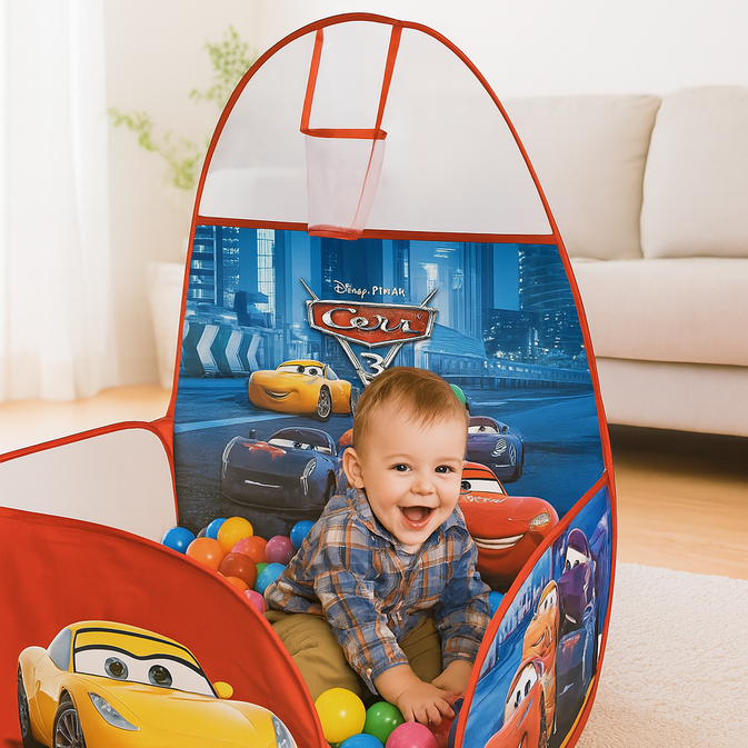 Disney Pixar Cars 3 Play Tent Set  – Indoor & Outdoor Fun for Kids