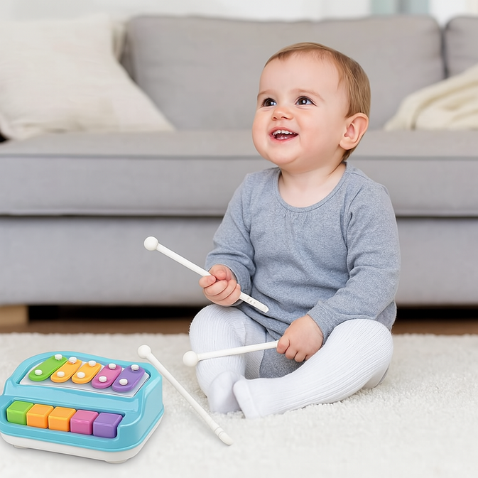 Colorful Baby Xylophone Piano Toy – Musical Learning Instrument for Toddlers & Kids