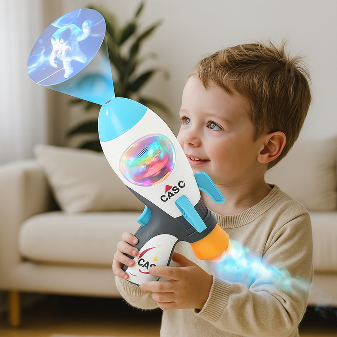 Adventure Space Blaster Projector Toy Gun
