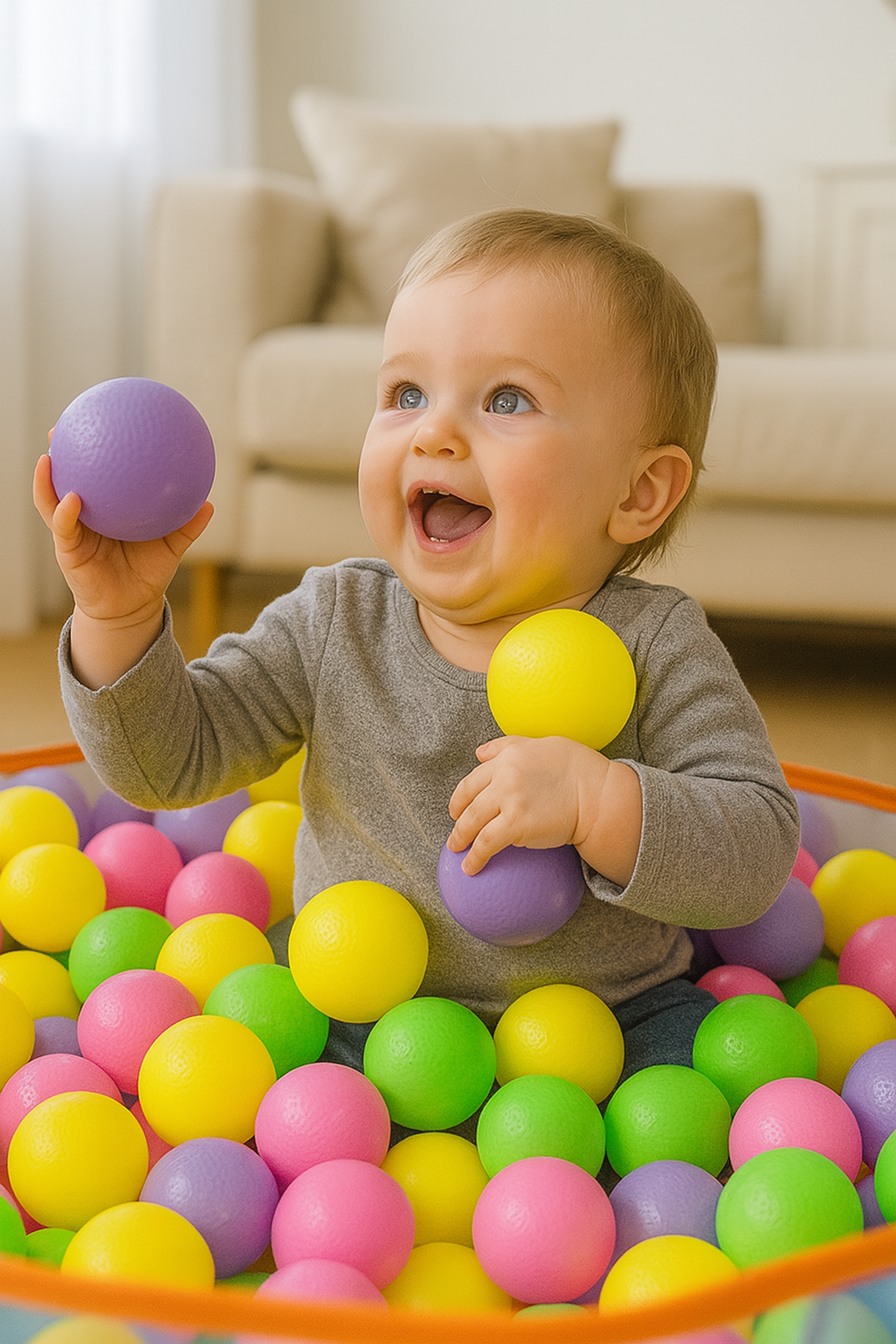 200pcs of Candy-Colored  Balls Suitable for Ball Pits Premium Quality