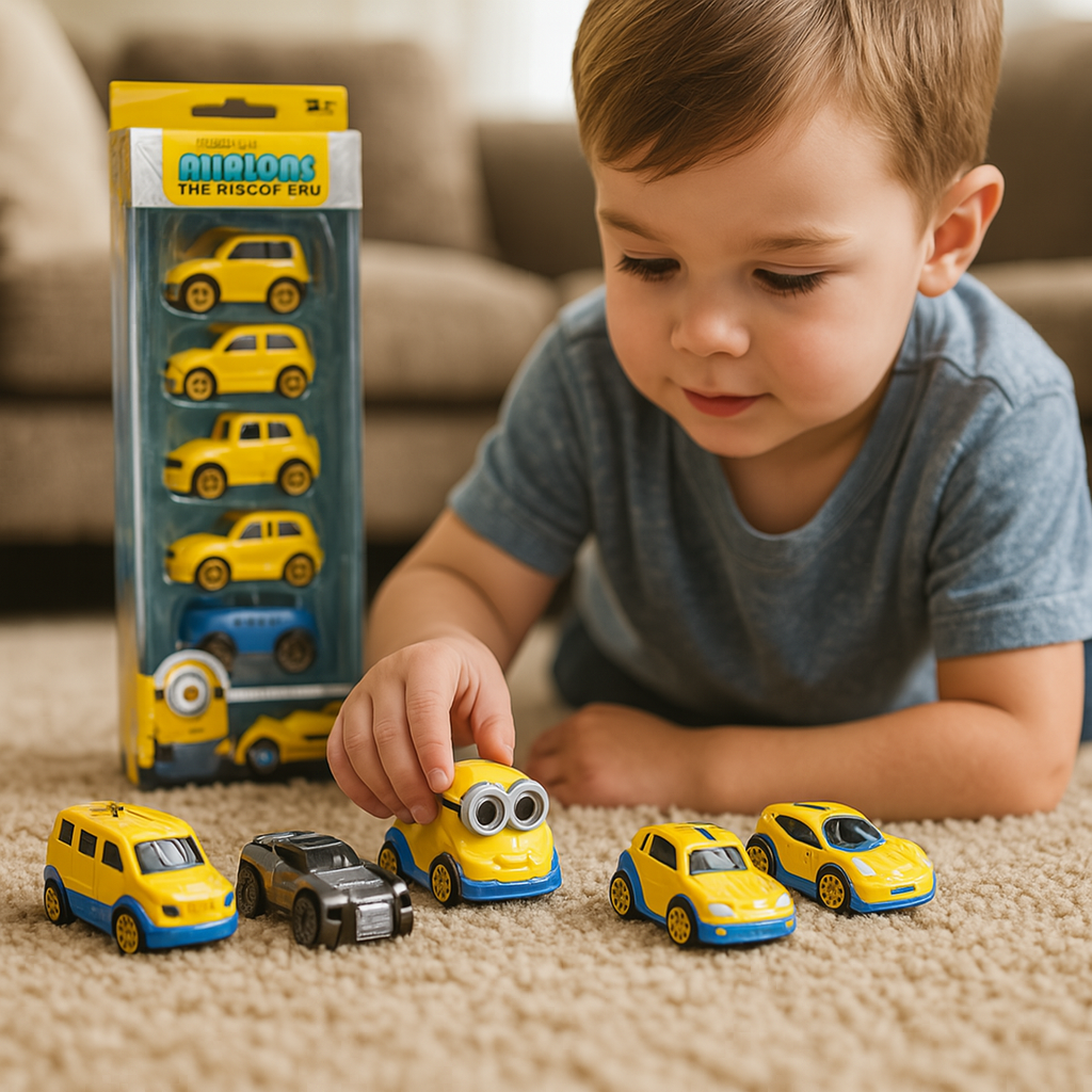 Minions: The Rise of Gru – 6-Piece Die-Cast Car Set