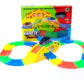 Tracks Flexible Racing Track Set with LED Light-Up Car 168 pcs – (Ages 3+)