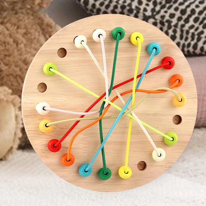 Colorful Wooden Tangle Tower Game – Enhances Logic & Spatial Thinking