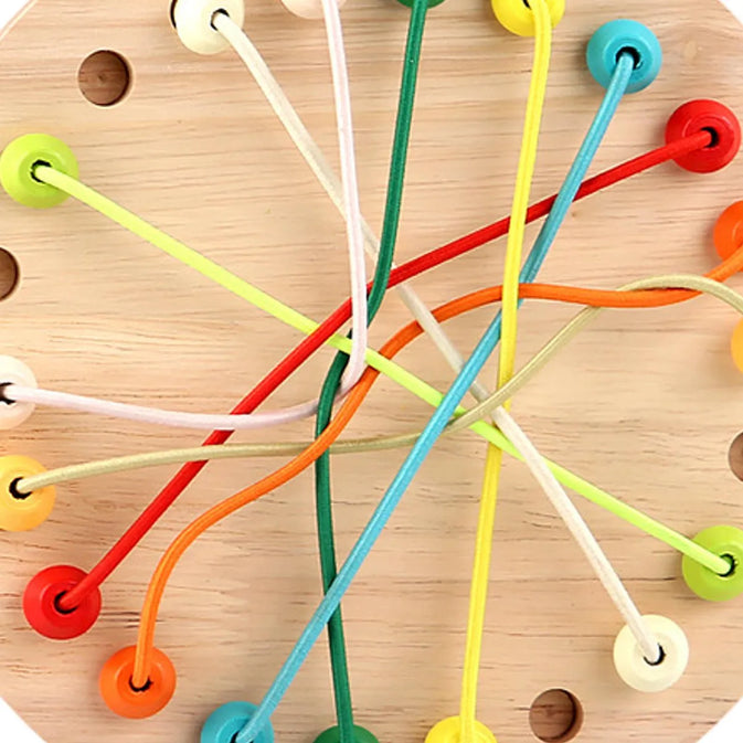 Colorful Wooden Tangle Tower Game – Enhances Logic & Spatial Thinking