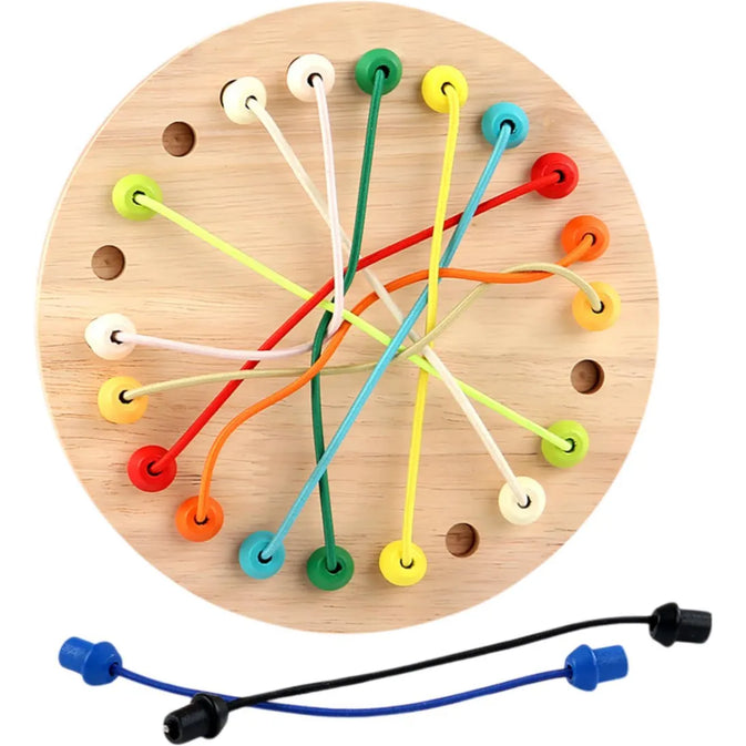 Colorful Wooden Tangle Tower Game – Enhances Logic & Spatial Thinking
