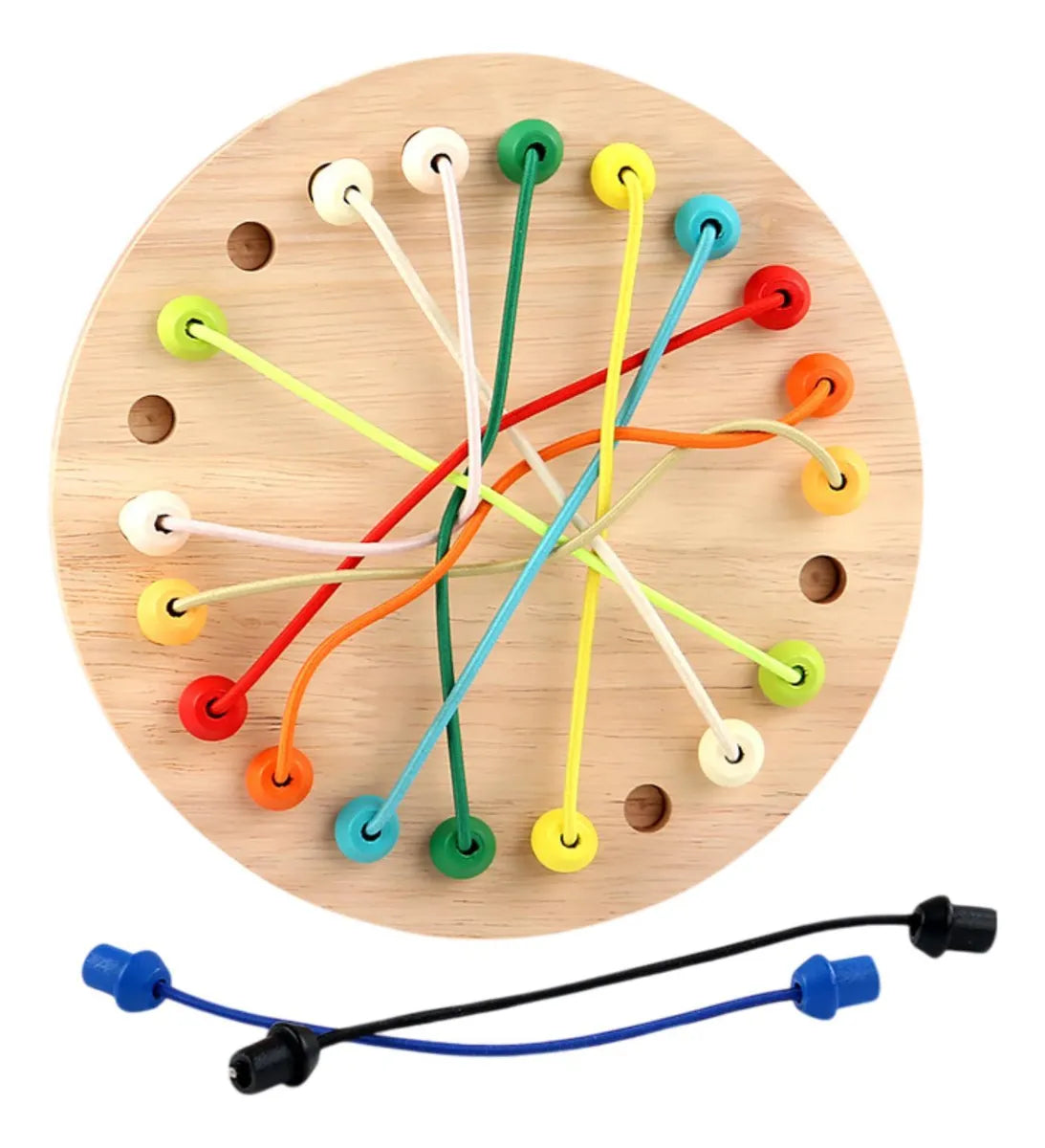 Colorful Wooden Tangle Tower Game – Enhances Logic & Spatial Thinking
