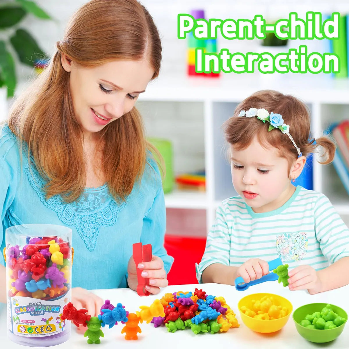 Color Sorting Animal Toy Set | Fine Motor Skill