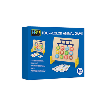 Four Color Animal Game For Montesori Kids