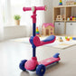 Adjustable Kids Scooty  – Multi-Color 3-Wheel Ride