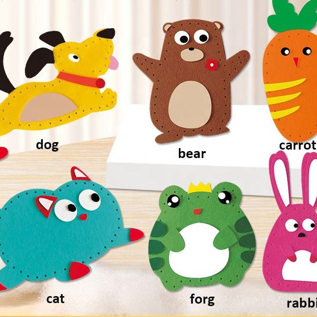 Kids Sewing kit – Animal Felt Craft Kit for Kids