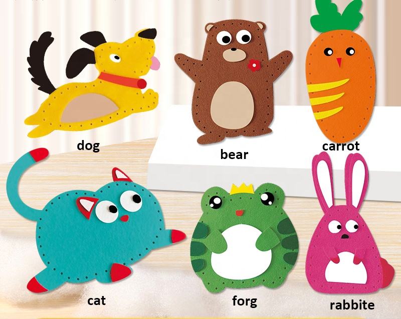 Kids Sewing kit – Animal Felt Craft Kit for Kids