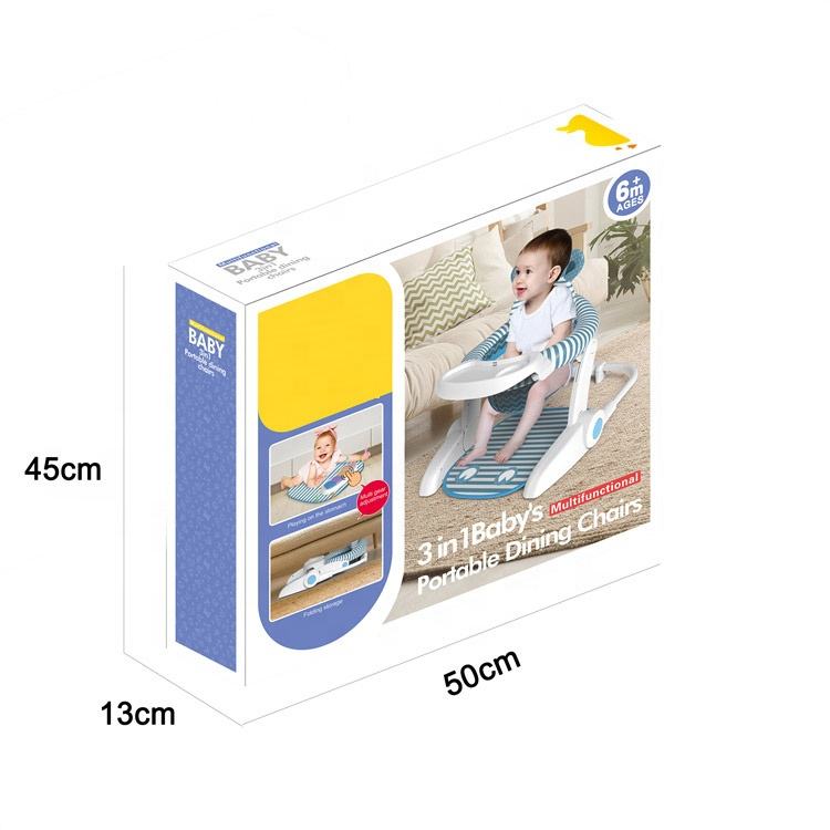 Multifunctional Baby Activity Chair with Lama       Animal Backrest & Piano Tray – Foldable Booster Seat