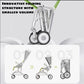 Luxury Baby Stroller – Foldable Travel Pram with Sunshade & Safety Harness (White)