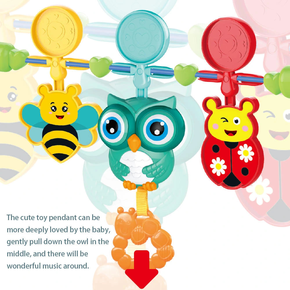 Baby Rocker & Bouncer Chair – With Vibrating Seat, Hanging Toys & Safety Harness