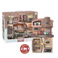Kids Kitchen Playset with Fridge, Oven, Microwave & Food Trolley – with Lights, Sounds & Accessories for Toddlers