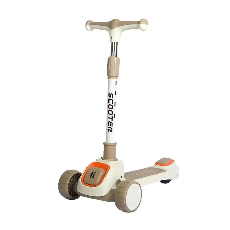 3-Wheel Kids Scooter with Adjustable Seat & Handlebar  4 Colors