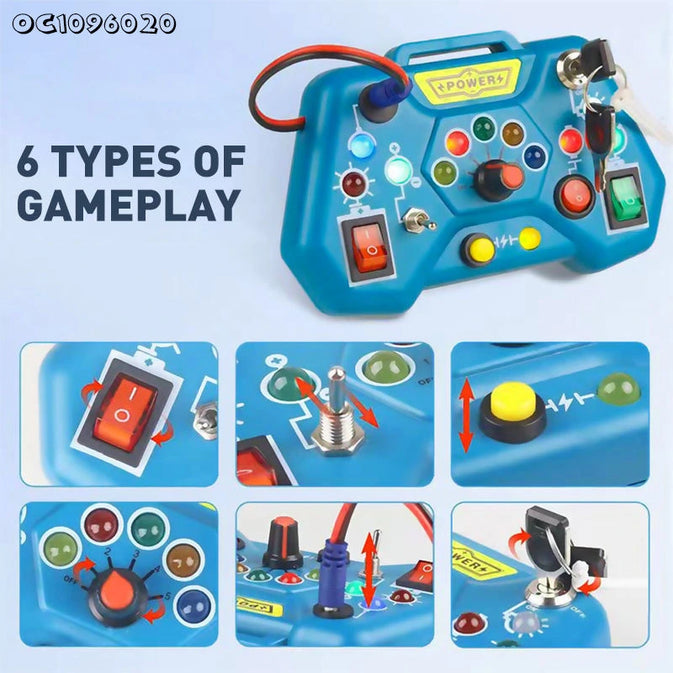 Montessori Music Busy Board | Educational Sensory Toy for Toddlers