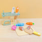 Little Kitchen Accessories – Wooden Pretend Play Cooking Set for Kids