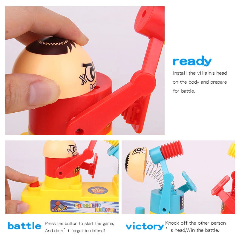 Mini Rock 'Em Sock  Robots Game – Hand-Controlled Desktop Fighting