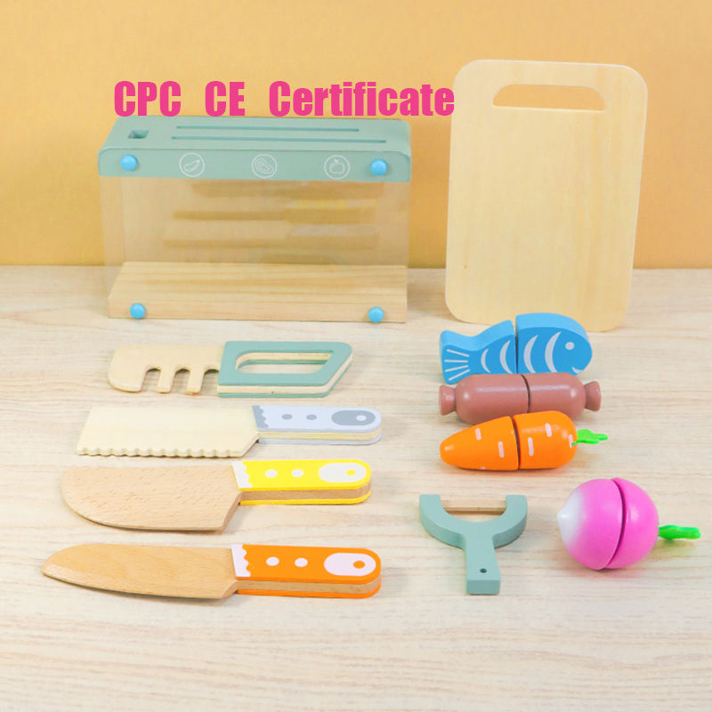 Little Kitchen Accessories – Wooden Pretend Play Cooking Set for Kids