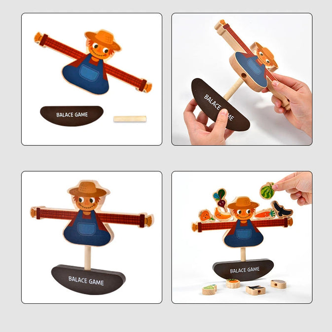 Scarecrow Balancing Blocks Shake! - Kids Balance Stacking Game
