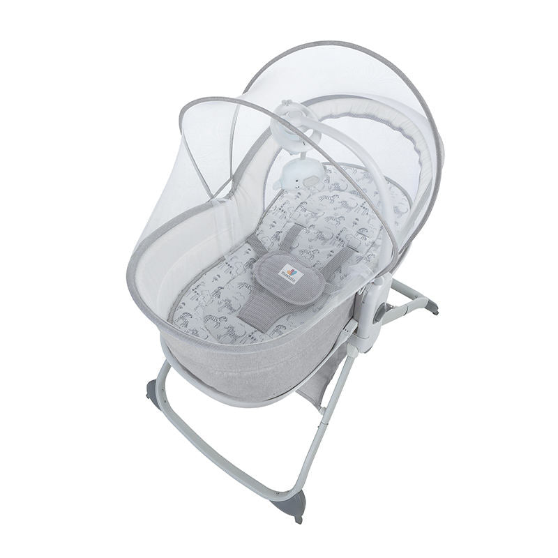 Multifunctional Baby Rocker & Bouncer Chair with Music & Hanging Toys – Comfortable & Adjustable