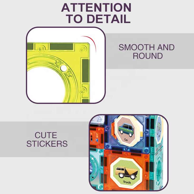 Magic Magnetic Blocks 41 Pcs Toy For Kids (Square Shape)