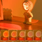 Astronaut Sunset Lamp – USB Rechargeable Mood Light with Built-in Battery