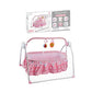 Baby Cradle  Electric Rocking Bassinet with Remote Control Pink