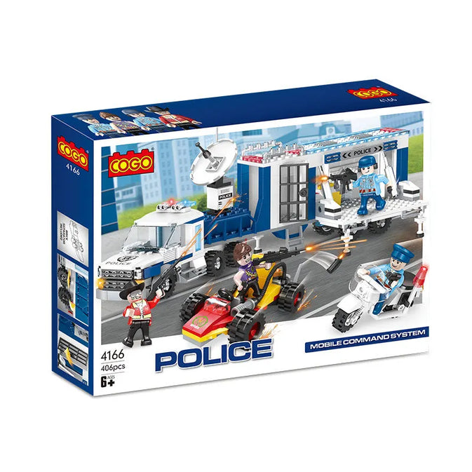 Police Mobile Command System Building Blocks Set – 406 PCS