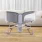 Adjustable Baby Swing with Soothing Rocking Motion, Toy Bar, and Reclining Seat