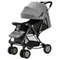 Premium Foldable Baby Stroller  – Comfortable, Travel-Friendly Pram  (Grey)
