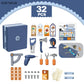 Kids Engineering Tool Set 30 Pcs Pretend Play Kit