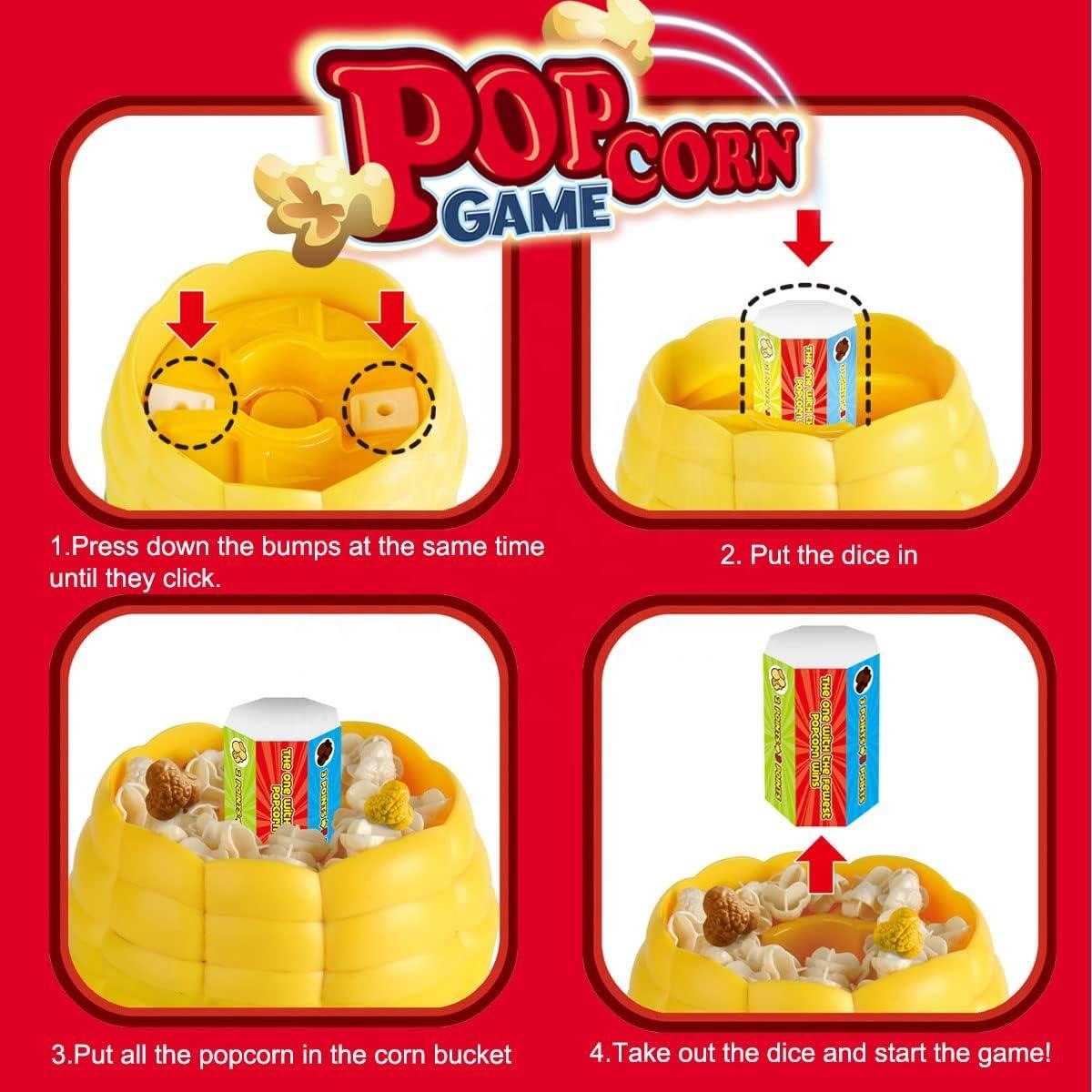 Fun Popcorn Shooting Game Toy – Interactive Corn Pop Game for Kids & Family