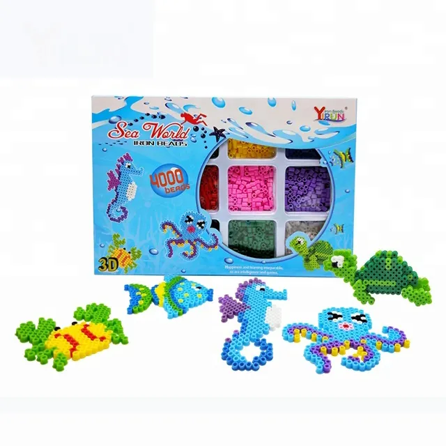 Sea World 4000 Iron Beads Set Underwater 3D Thermal Mosaic