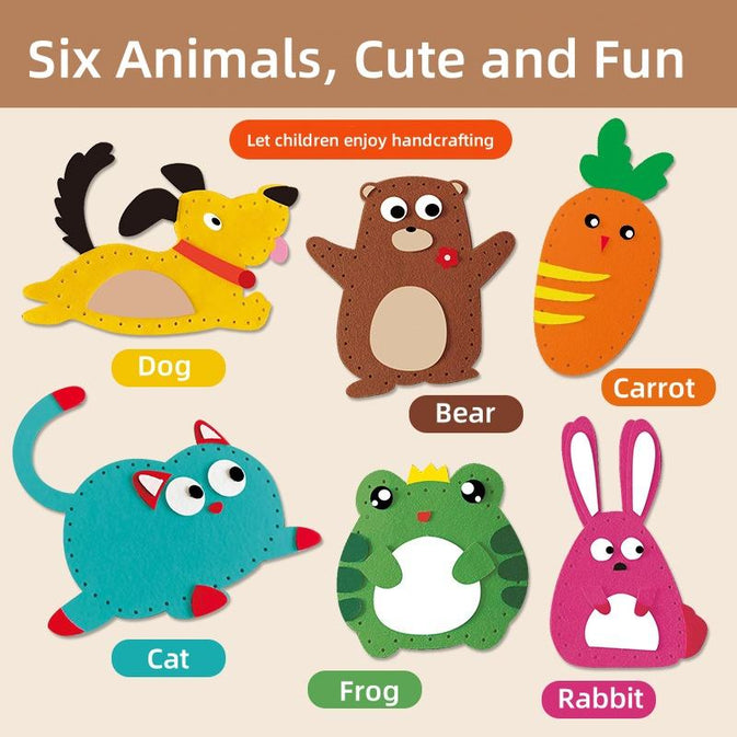 Kids Sewing kit – Animal Felt Craft Kit for Kids