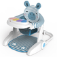 Multifunctional Baby Activity Chair with Zebra Animal Backrest & Piano Tray – Foldable Booster Seat